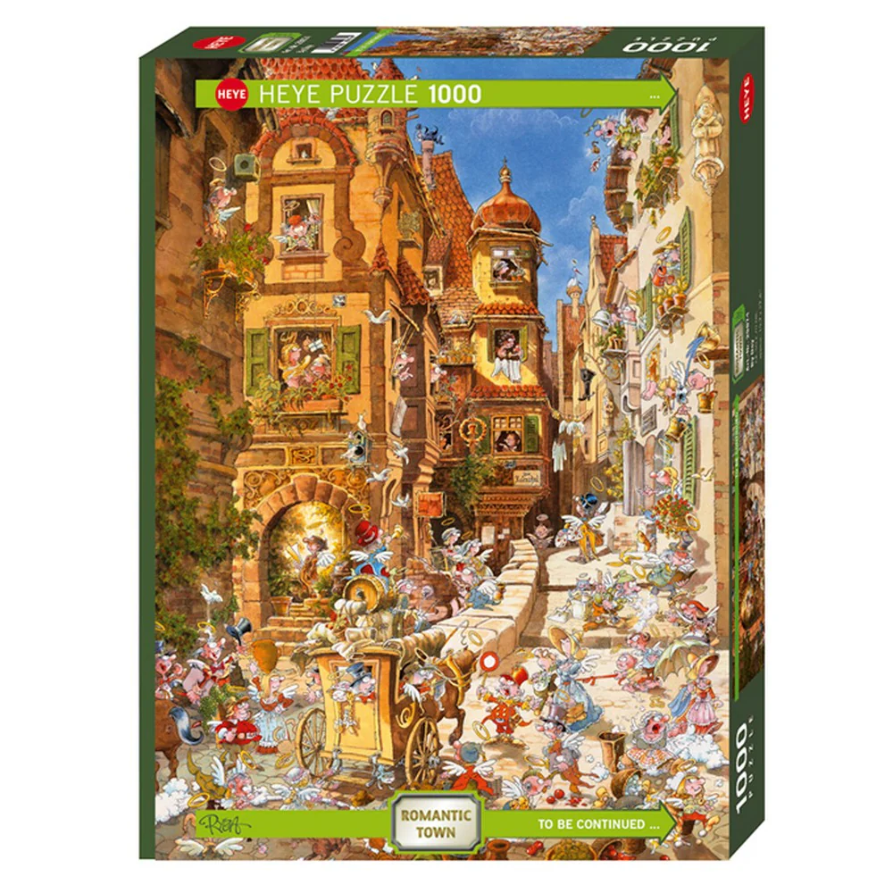 Heye - Romantic Town - By Day 1000 Piece Puzzle