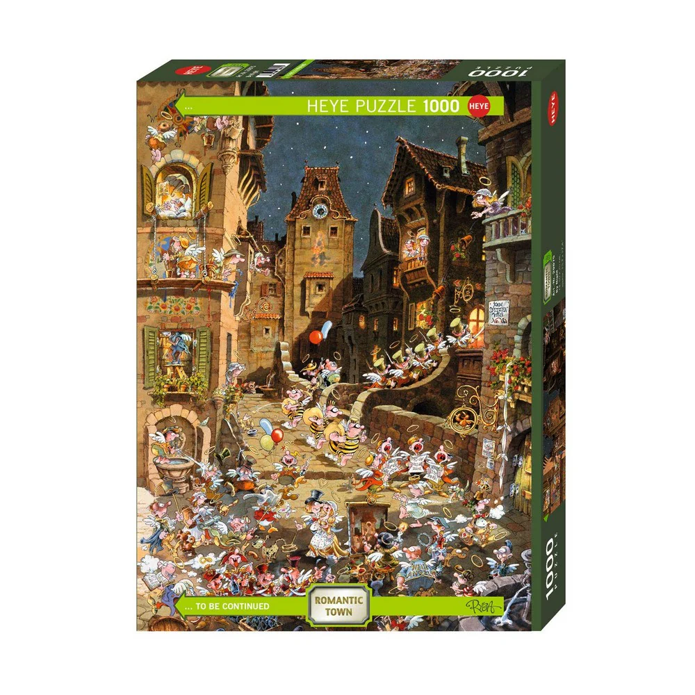 Heye - Romantic Town - By Night 1000 Piece Puzzle