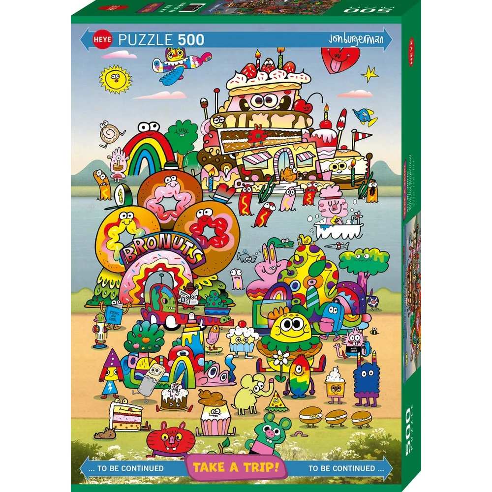 Heye - Take A Trip - Burgerman 500 Piece Puzzle