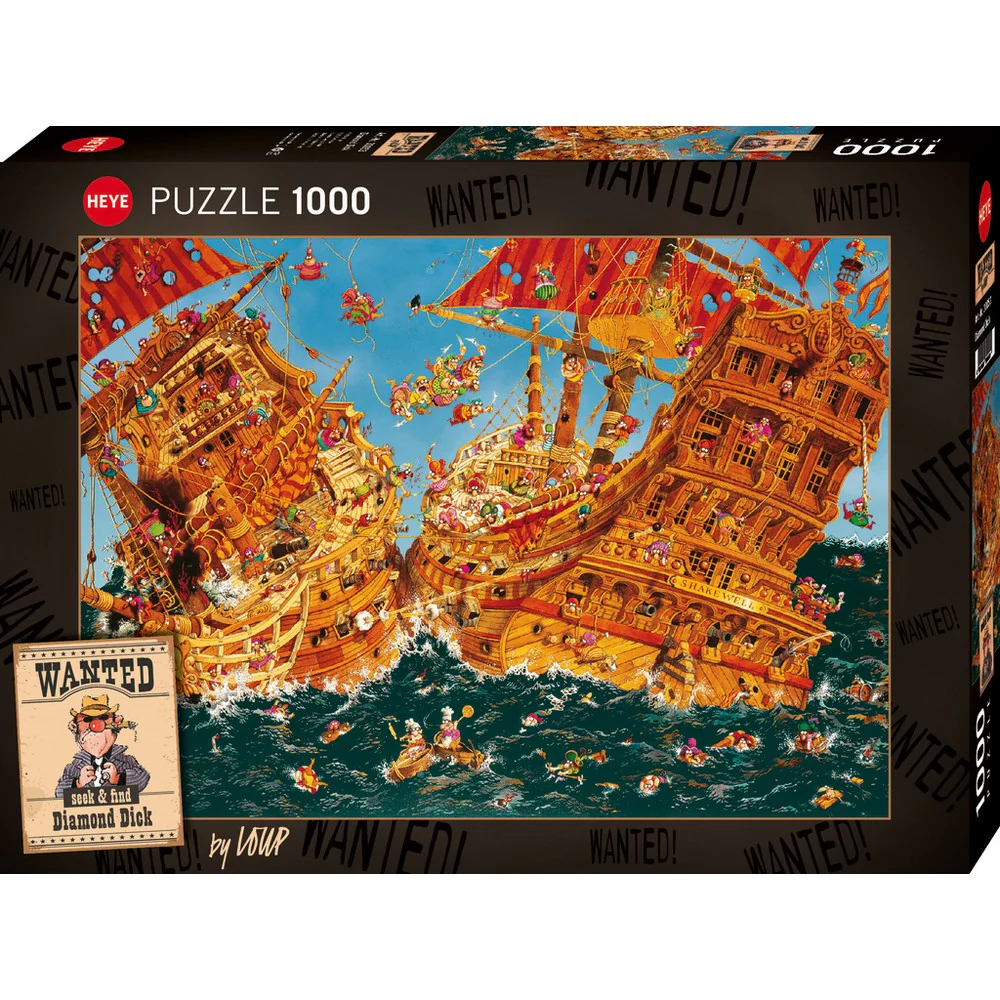 Heye - Wanted - Diamond Dick 1000 Piece Puzzle