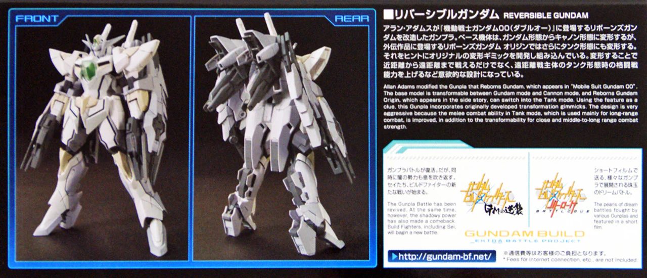 Hgbf 1/144 Reversible Gundam - Image 3