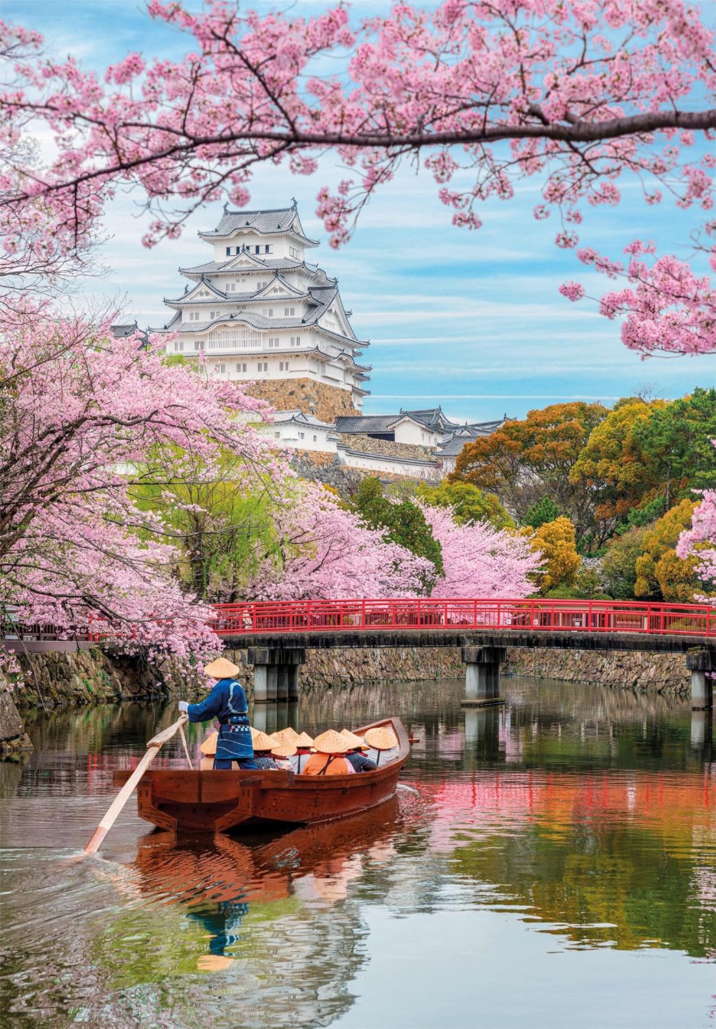 Himeji Castle In Spring 1000 Piece Jigsaw - Image 2
