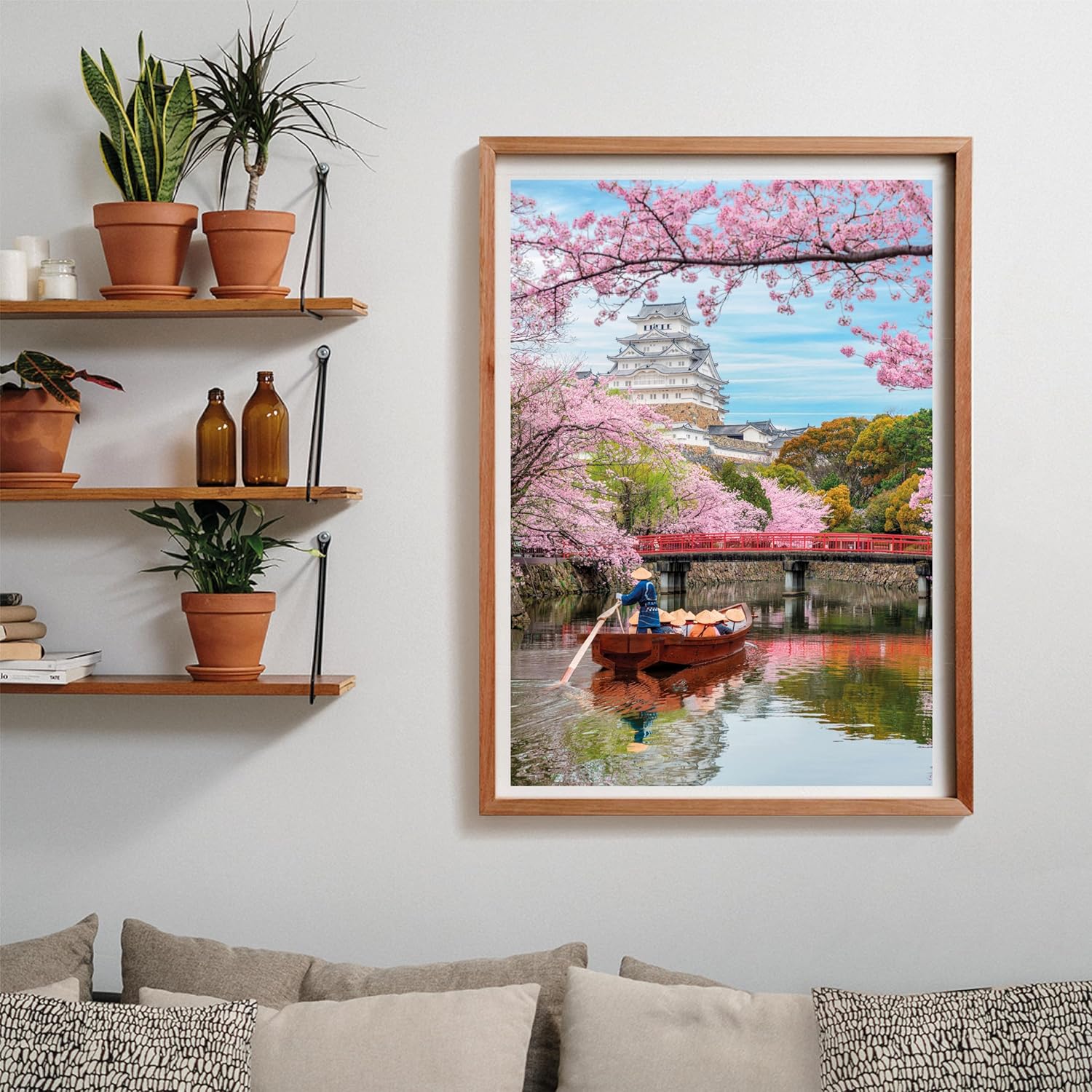 Himeji Castle In Spring 1000 Piece Jigsaw - Image 4