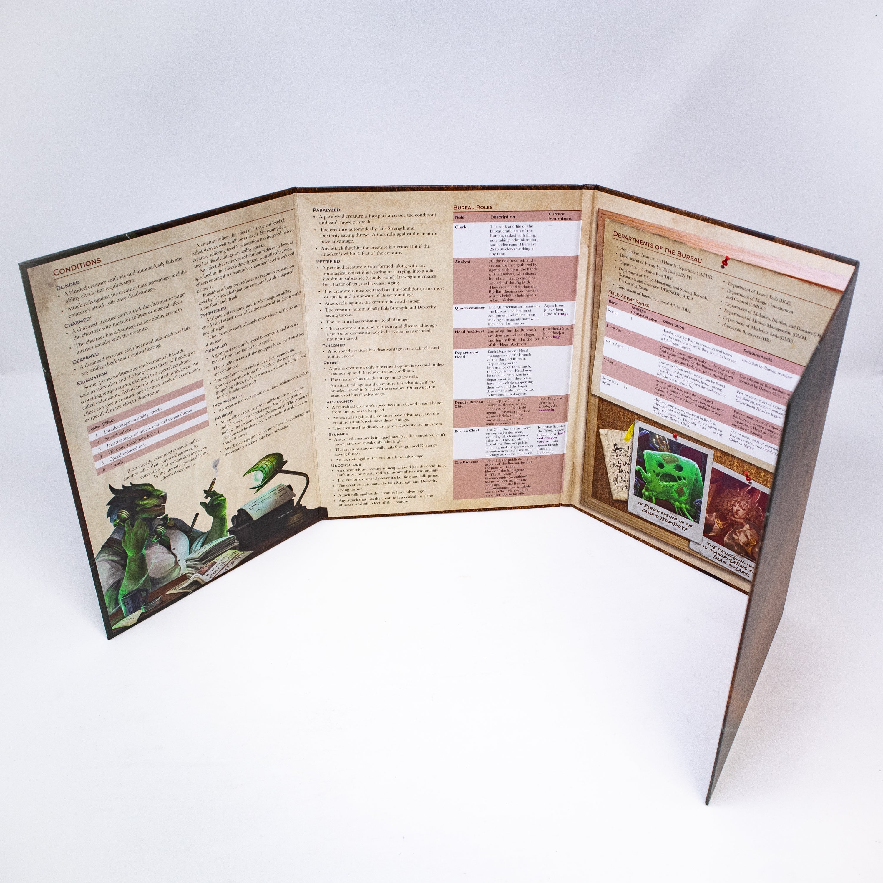 Hit Point Press Big Bads: Big Bad Bureau GM Screen - Image 4