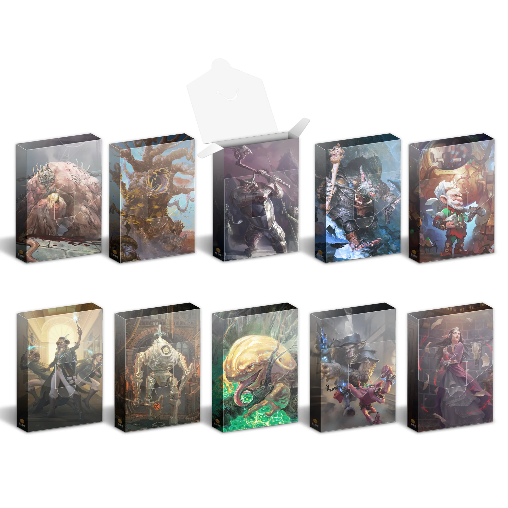 Hit Point Press Cubeamajigs Reusable Gaming Pack 10-Piece Set - Big Bads Set 1