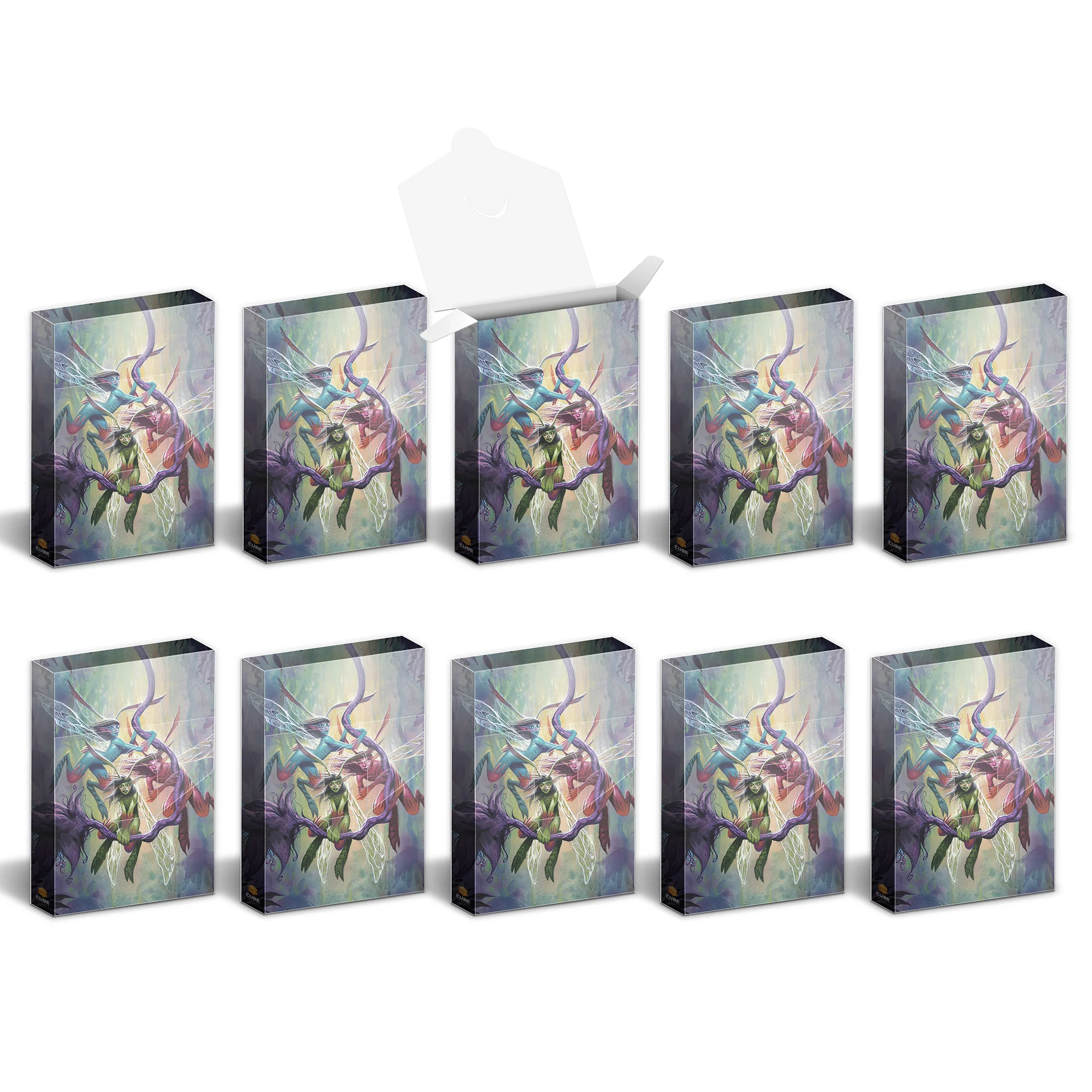 Hit Point Press Cubeamajigs Reusable Gaming Pack 10-Piece Set - Faeries Triple Trouble