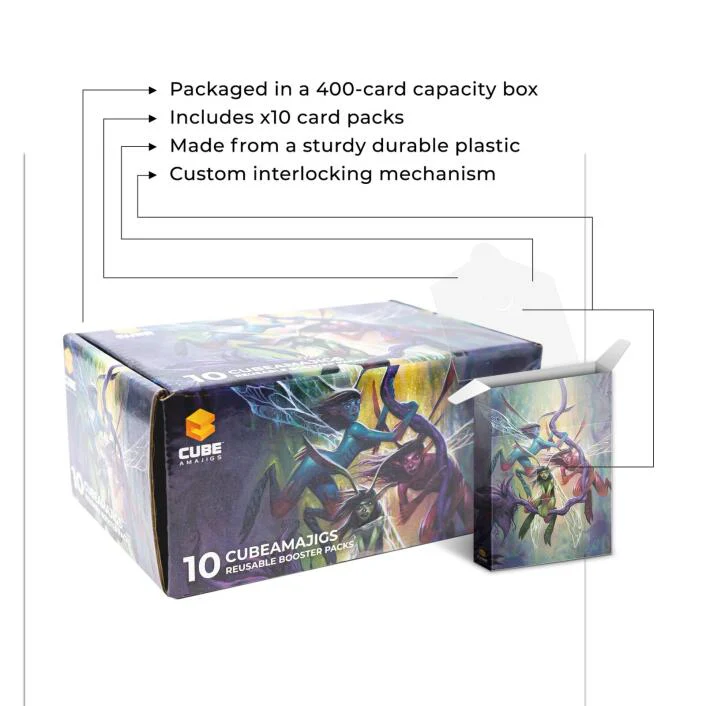 Hit Point Press Cubeamajigs Reusable Gaming Pack 10-Piece Set - Faeries Triple Trouble - Image 2