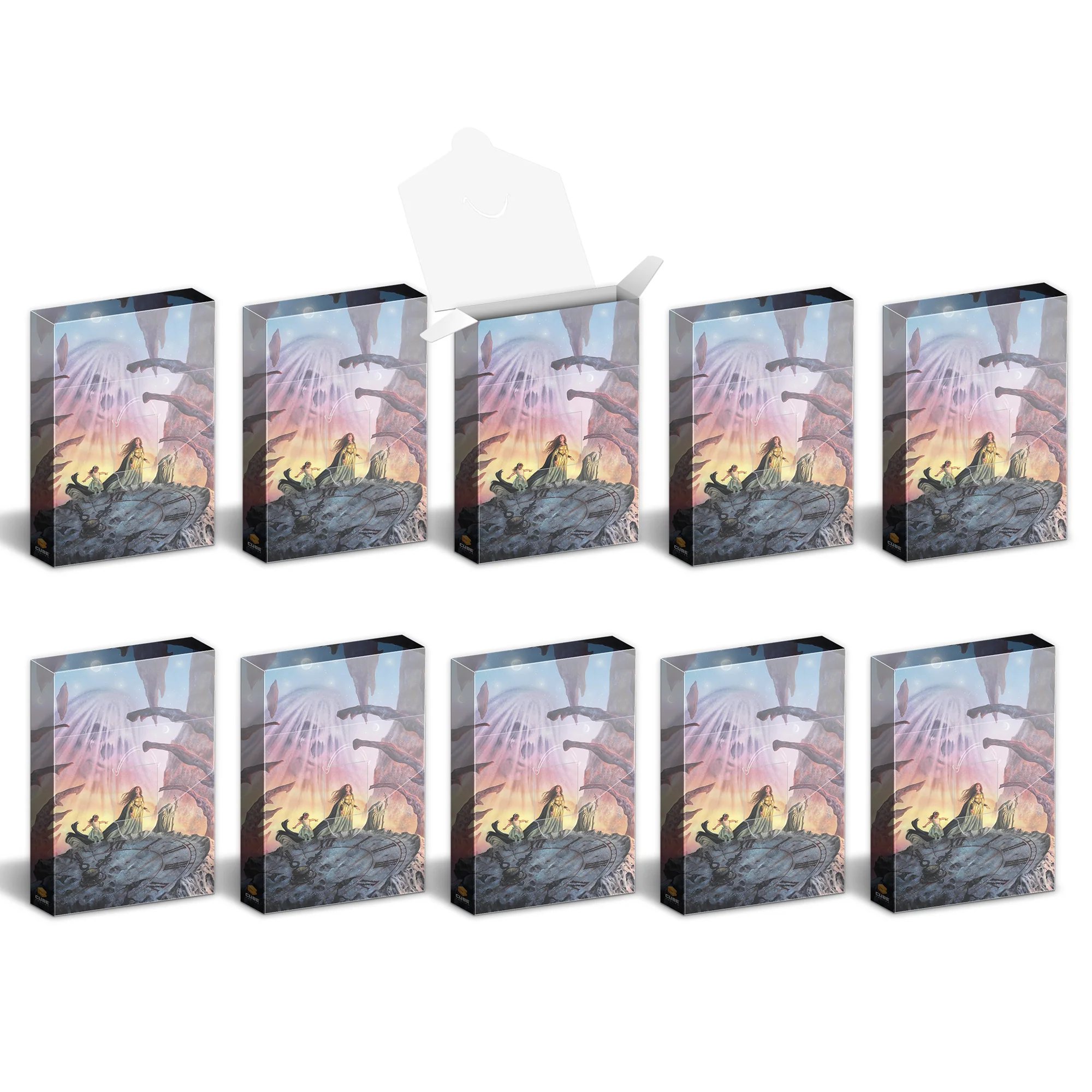 Hit Point Press Cubeamajigs Reusable Gaming Pack 10-Piece Set - Journey of Aeons
