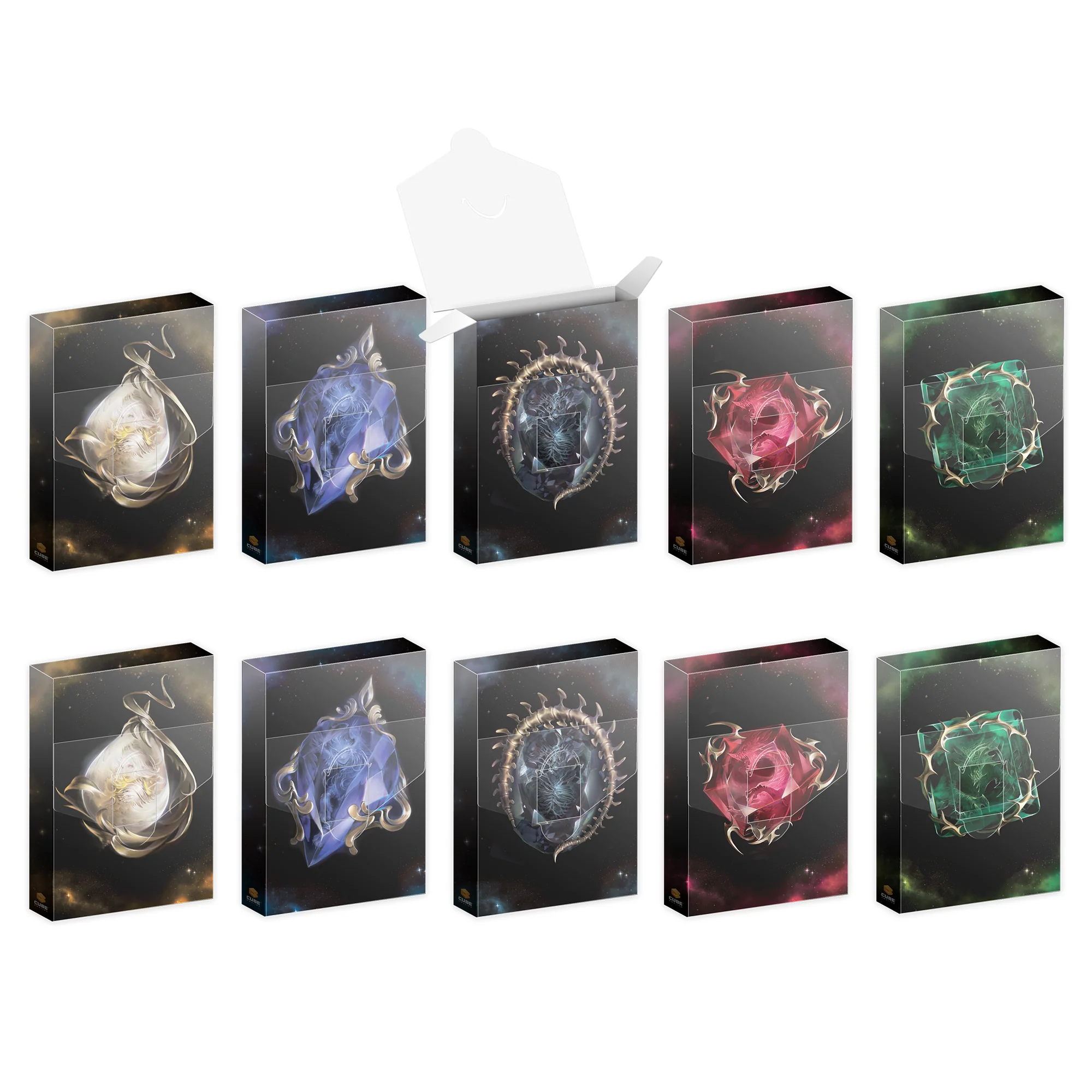 Hit Point Press Cubeamajigs Reusable Gaming Pack 10-Piece Set - Power Gem
