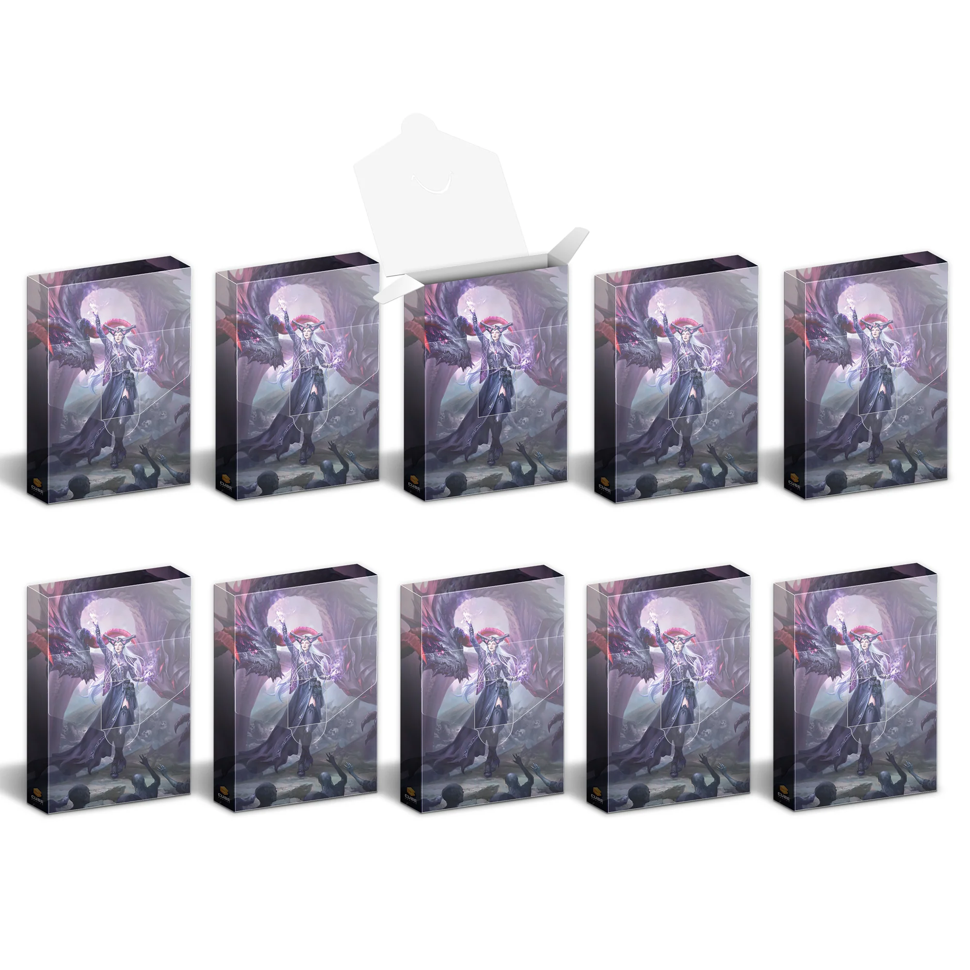 Hit Point Press Cubeamajigs Reusable Gaming Pack 10-Piece Set - The Necromancer