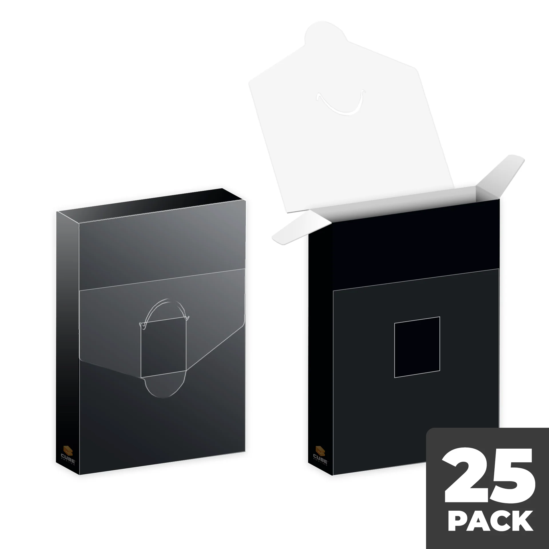 Hit Point Press Cubeamajigs Reusable Gaming Pack 25-Piece Set - Black