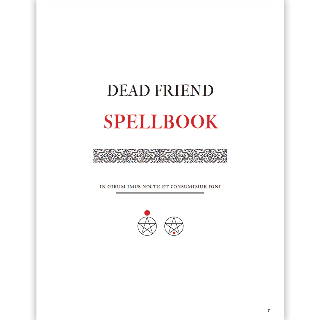 Hit Point Press Dead Friend: A Game of Necromancy (Softcover) - Image 3