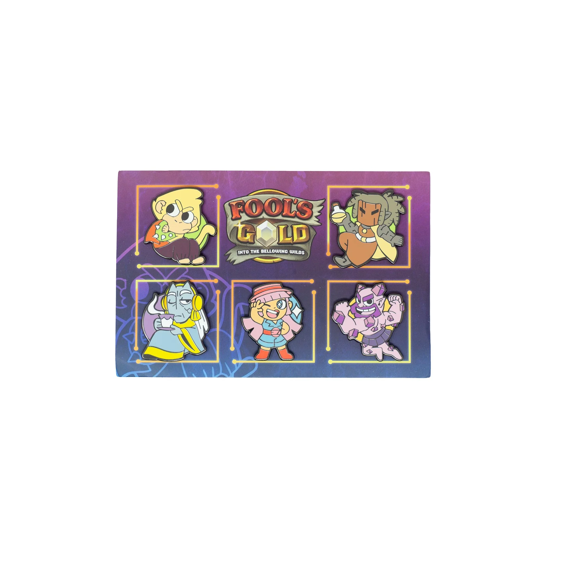 Hit Point Press Fool's Gold: Fool's Gold Crew Pin Set - Enamel