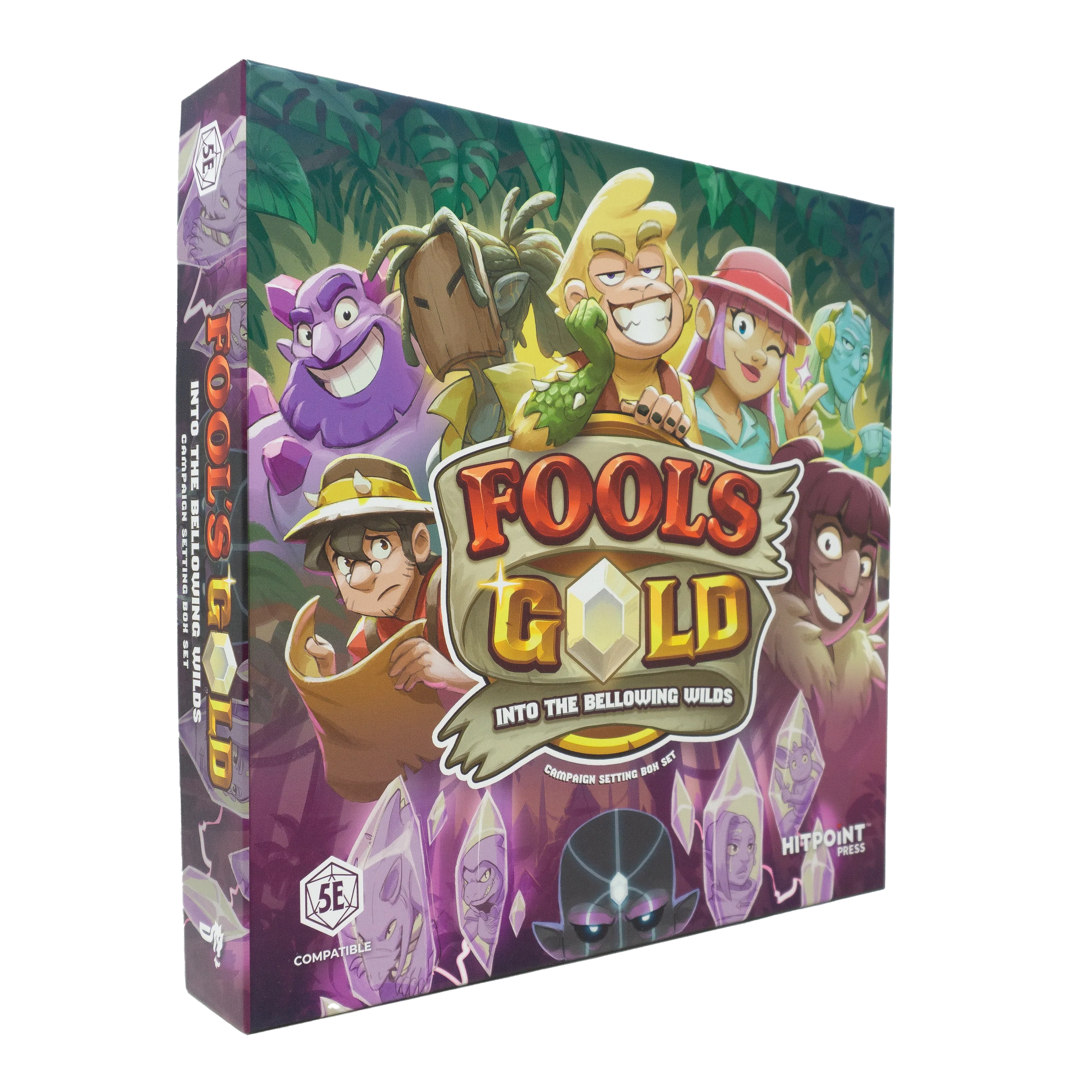 Hit Point Press Fool's Gold: Into the Bellowing Wilds Campaign Setting - 5E D&D Box Set