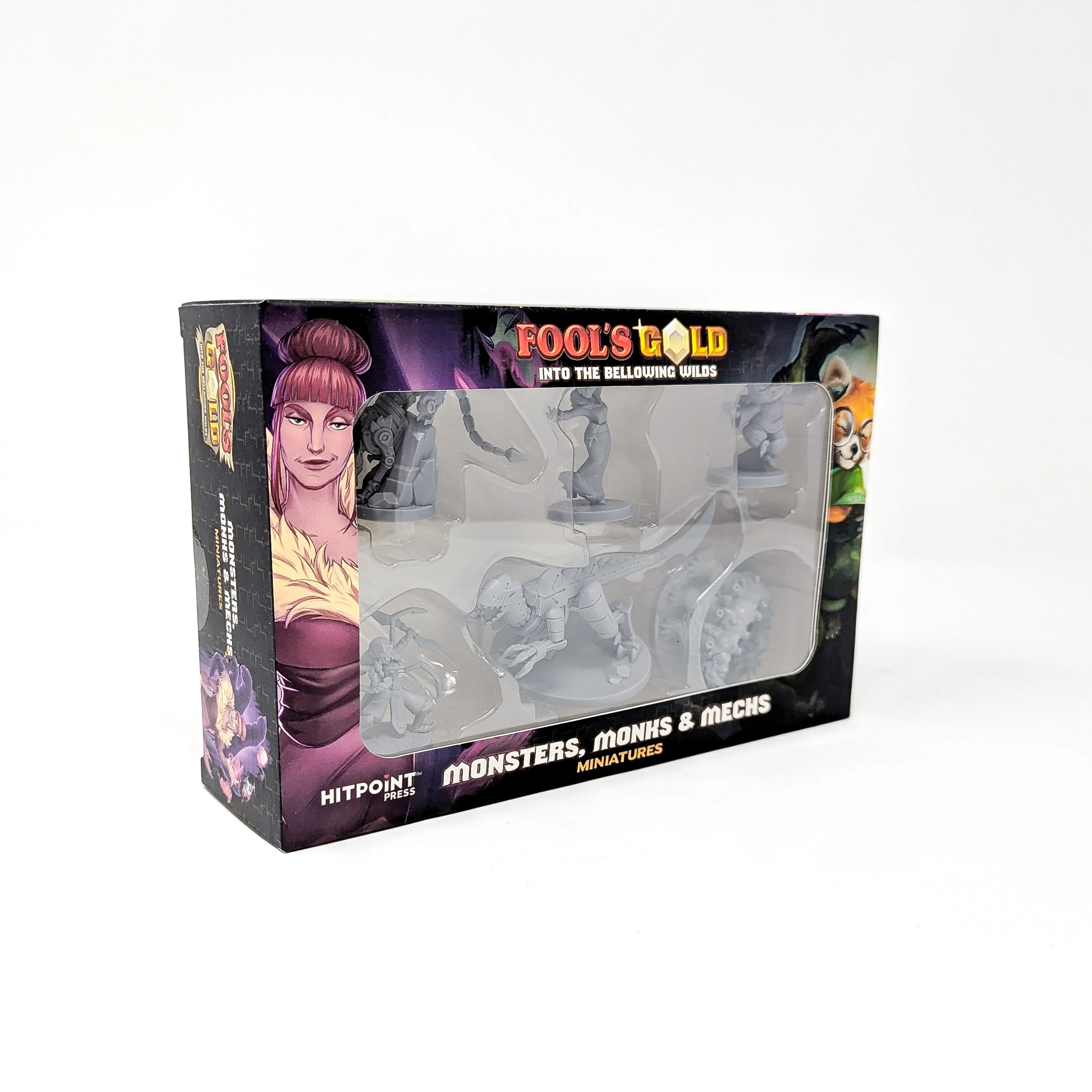 Hit Point Press Fool's Gold: Into the Bellowing Wilds - Monsters, Mechs, and Monks Miniatures