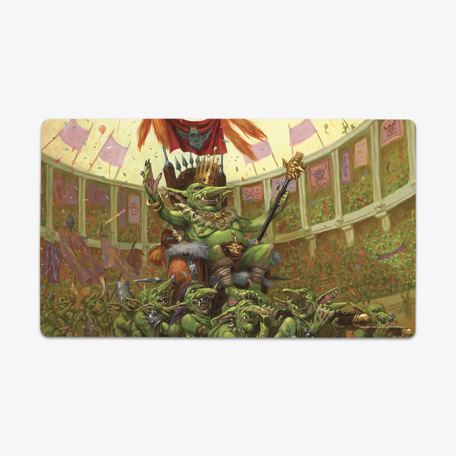Hit Point Press Goblins on Parade Playmat