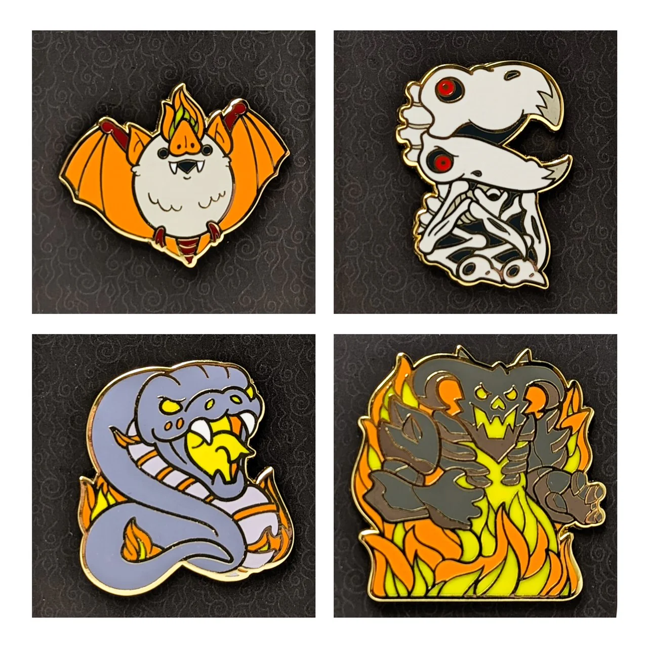 Hit Point Press - Humblewood: Enemies - Enamel Pin Bundle