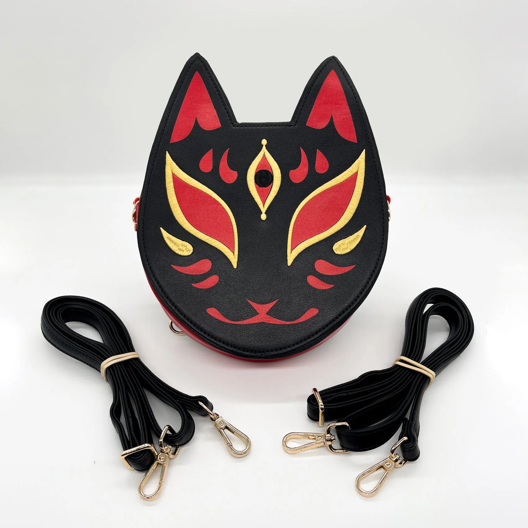 Hit Point Press Kitsune Convertible Bag - Black