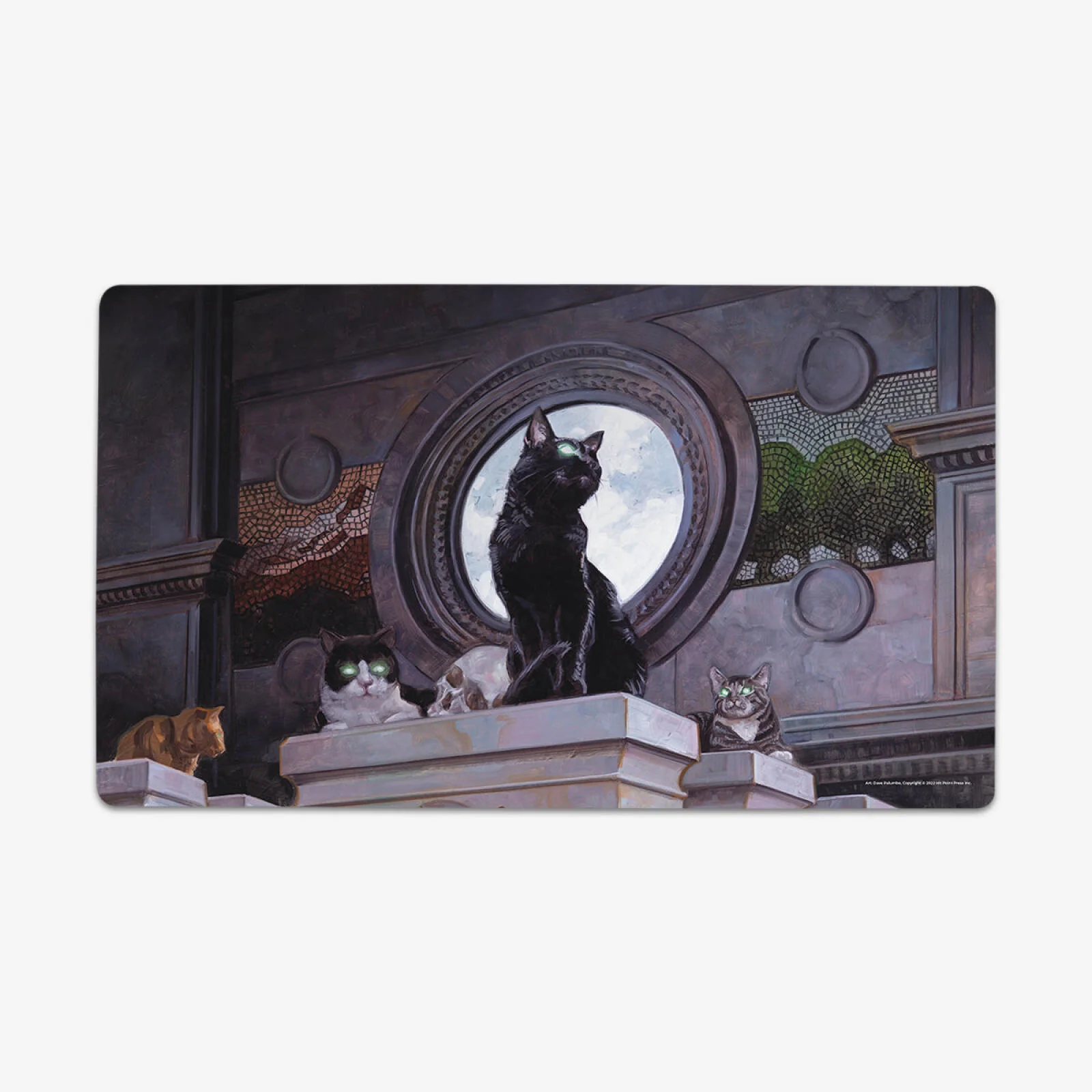 Hit Point Press Temple Cats Playmat