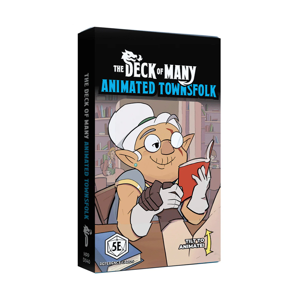 Hit Point Press The Deck of Many Animated Townsfolk 5E Reference Cards