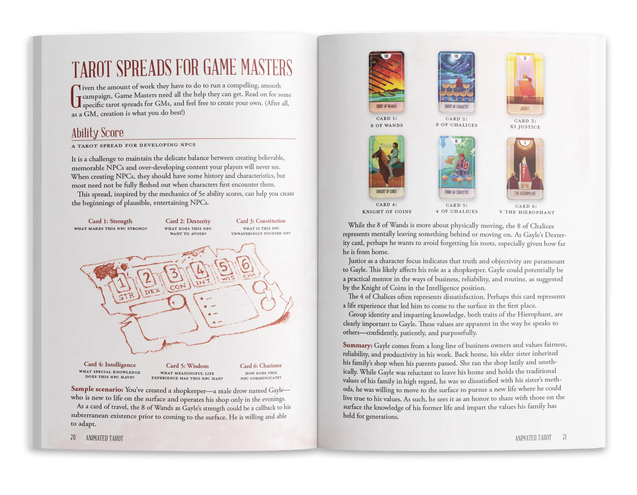 Hit Point Press The Fablemaker's Deck of Many Things: Animated Tarot Guidebook - Image 3