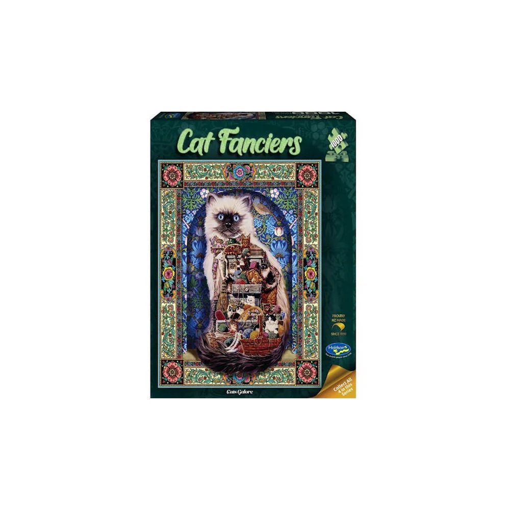 Holdson - Cat Fanciers Cats Galore 1000 Piece Puzzle