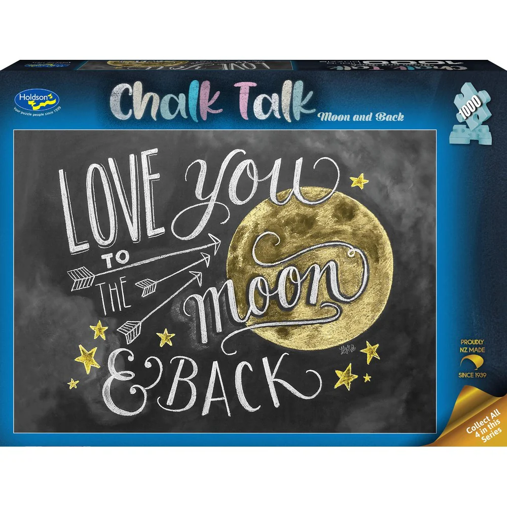 Holdson - Chalk Talk Moon And Back 1000 Piece Puzzle