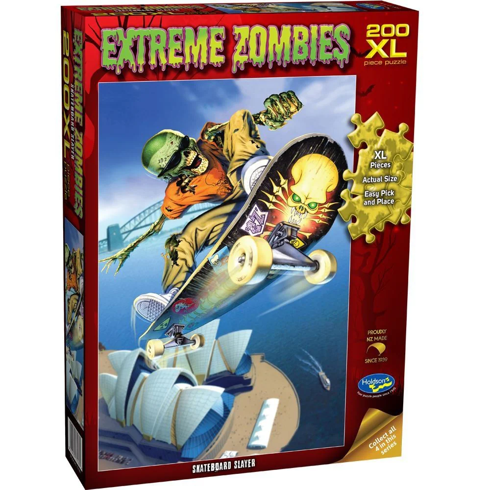 Holdson - Extreme Zombies Skatebd - 200 Piece Puzzle