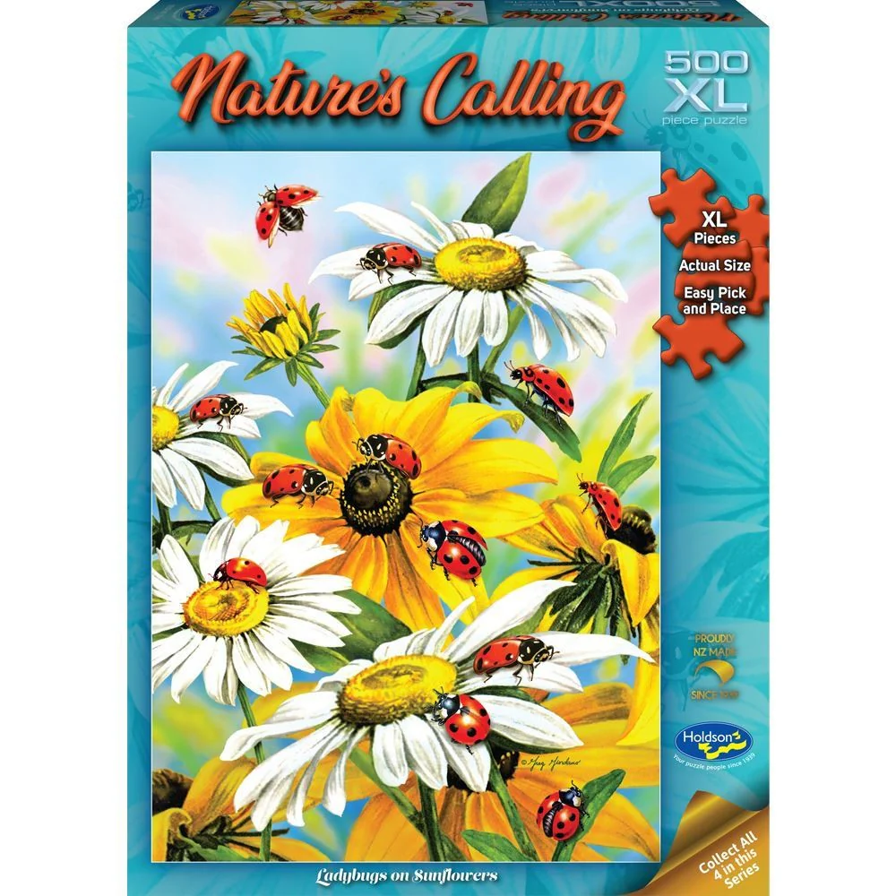 Holdson - Natures Calling Ladybugs 1000 Piece Puzzle