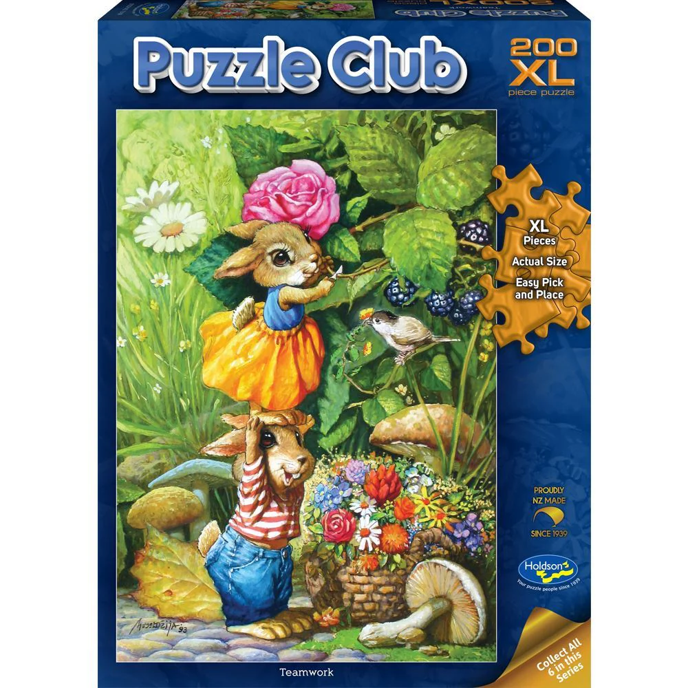 Holdson - Puzzle Club 200 Piece Puzzle - Teamwork