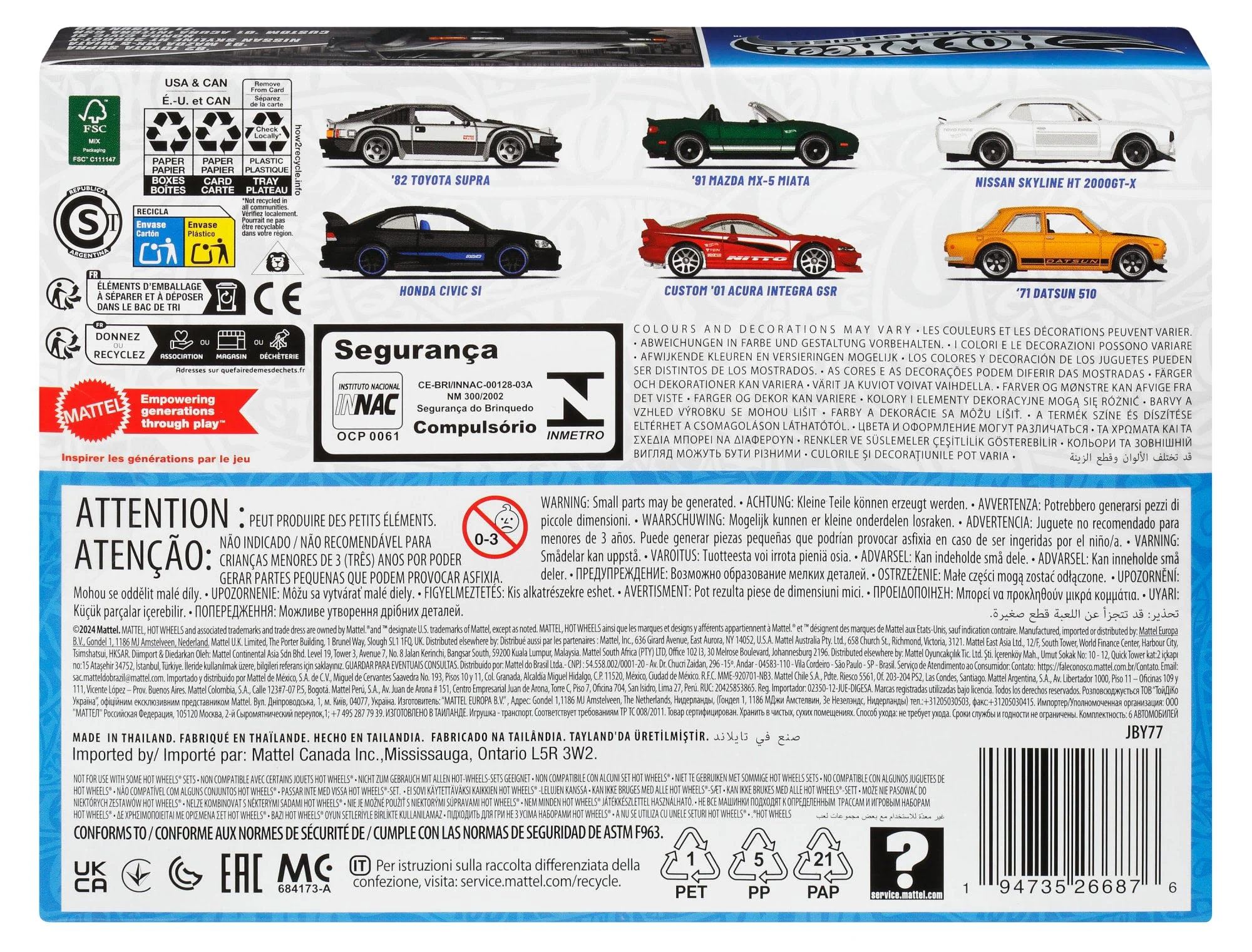 Hot Wheels Core Streets of Japan Car Multipack - Image 2