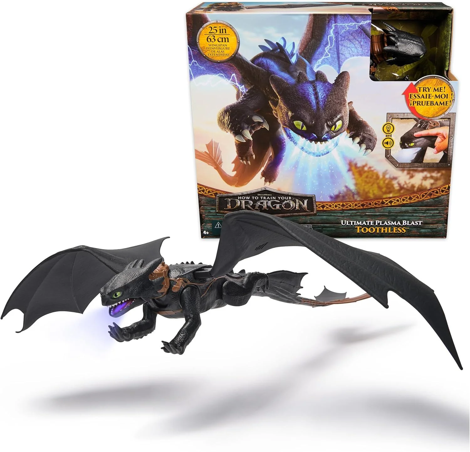 How to Train Your Dragon Plasma Blast Toothless Figure