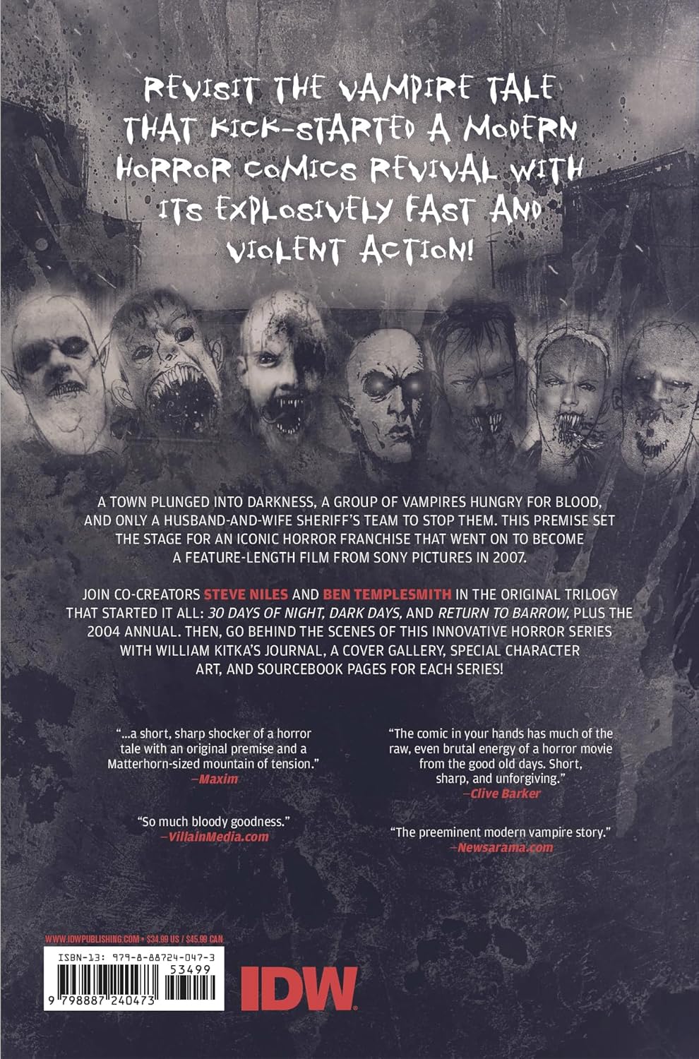 IDW Publishing 30 Days of Night Deluxe Edition Book One - Image 8