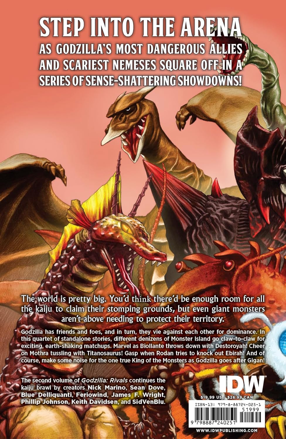 IDW Publishing Godzilla Rivals Round Two Paperback - Image 2