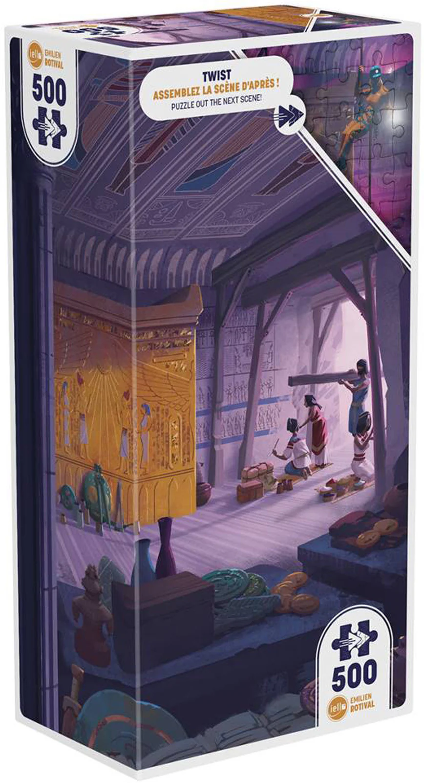 Iello Twist Ancient Tomb - 500 piece Puzzle