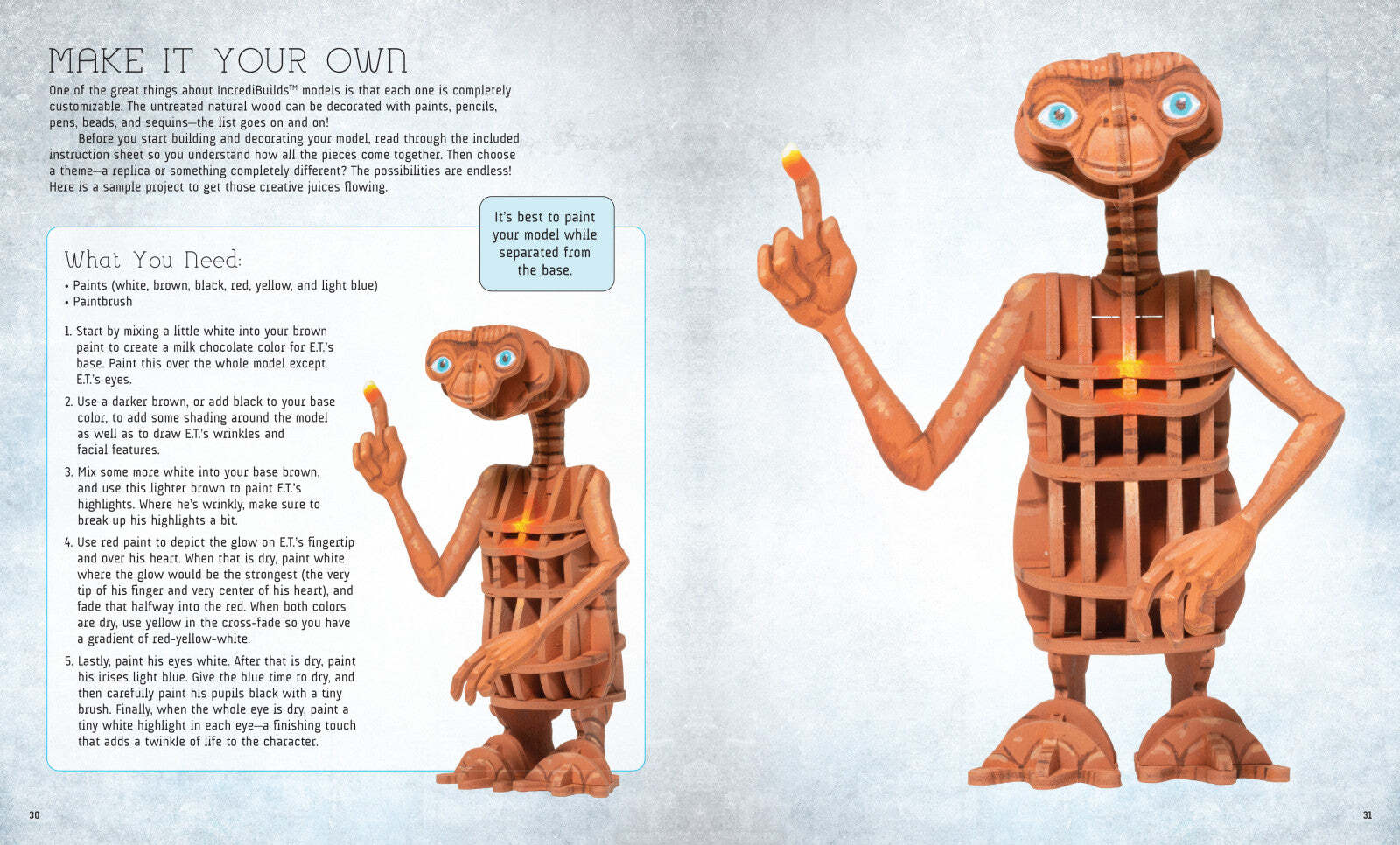 Incredibuilds ET the Extra Terrestrial Book and 3D Wood Model - Image 8