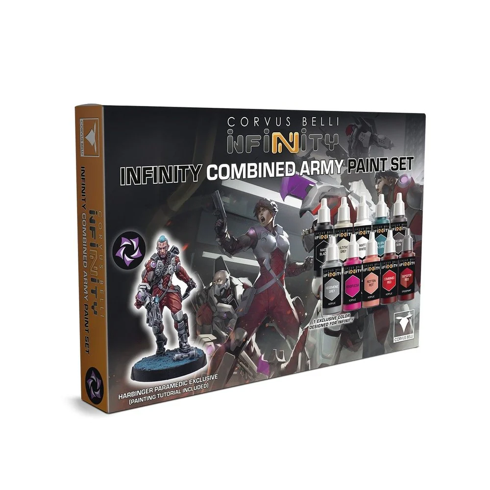 Infinity: Combined Army: Infinity Combined Army Paint Set Harbinger Paramedic