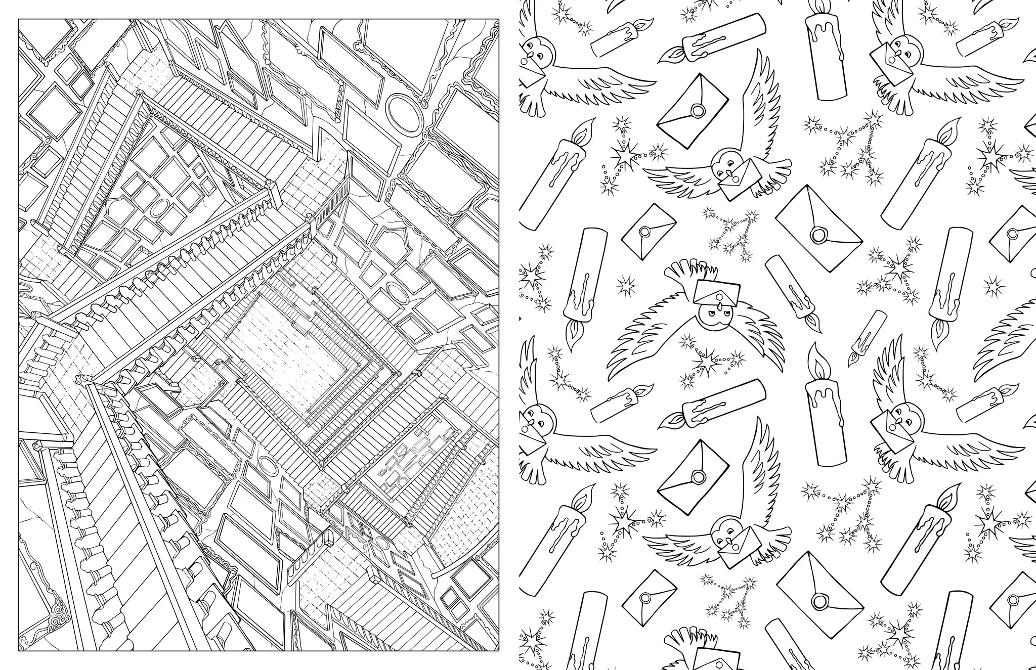 Insight Editions Harry Potter: An Official Hogwarts Coloring Book - Image 3
