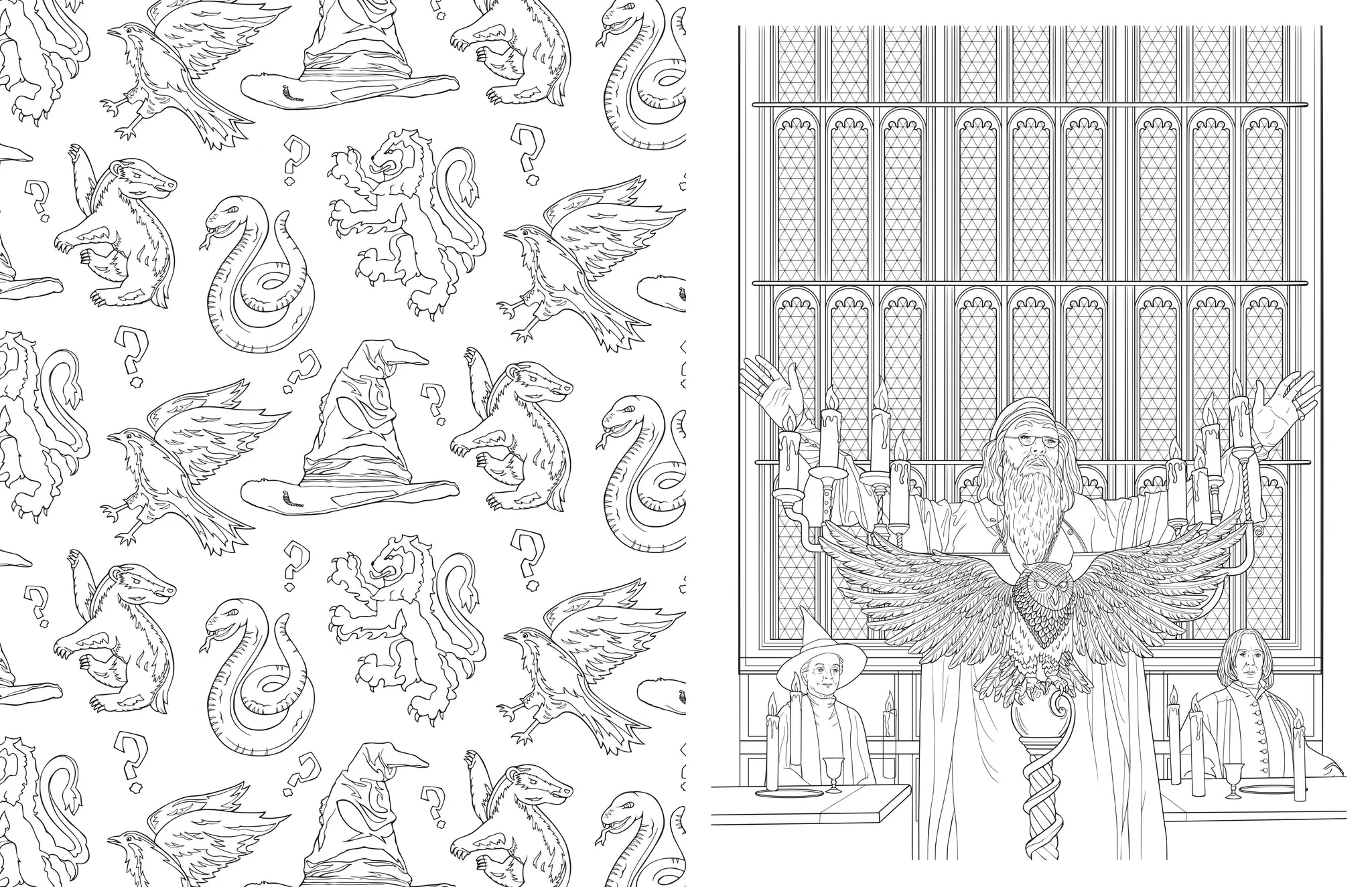 Insight Editions Harry Potter: An Official Hogwarts Coloring Book - Image 5