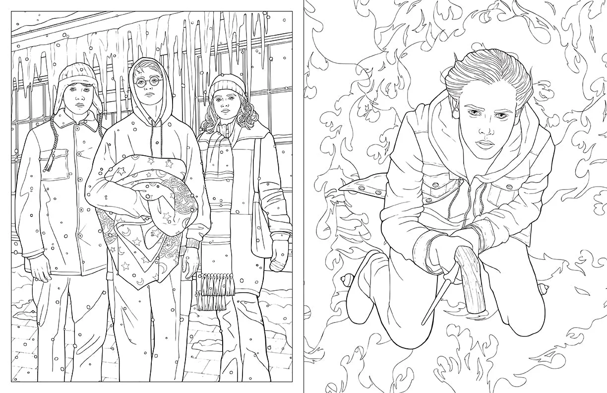 Insight Editions Harry Potter: Travels Through The Wizarding World: An Official Coloring Book - Image 4