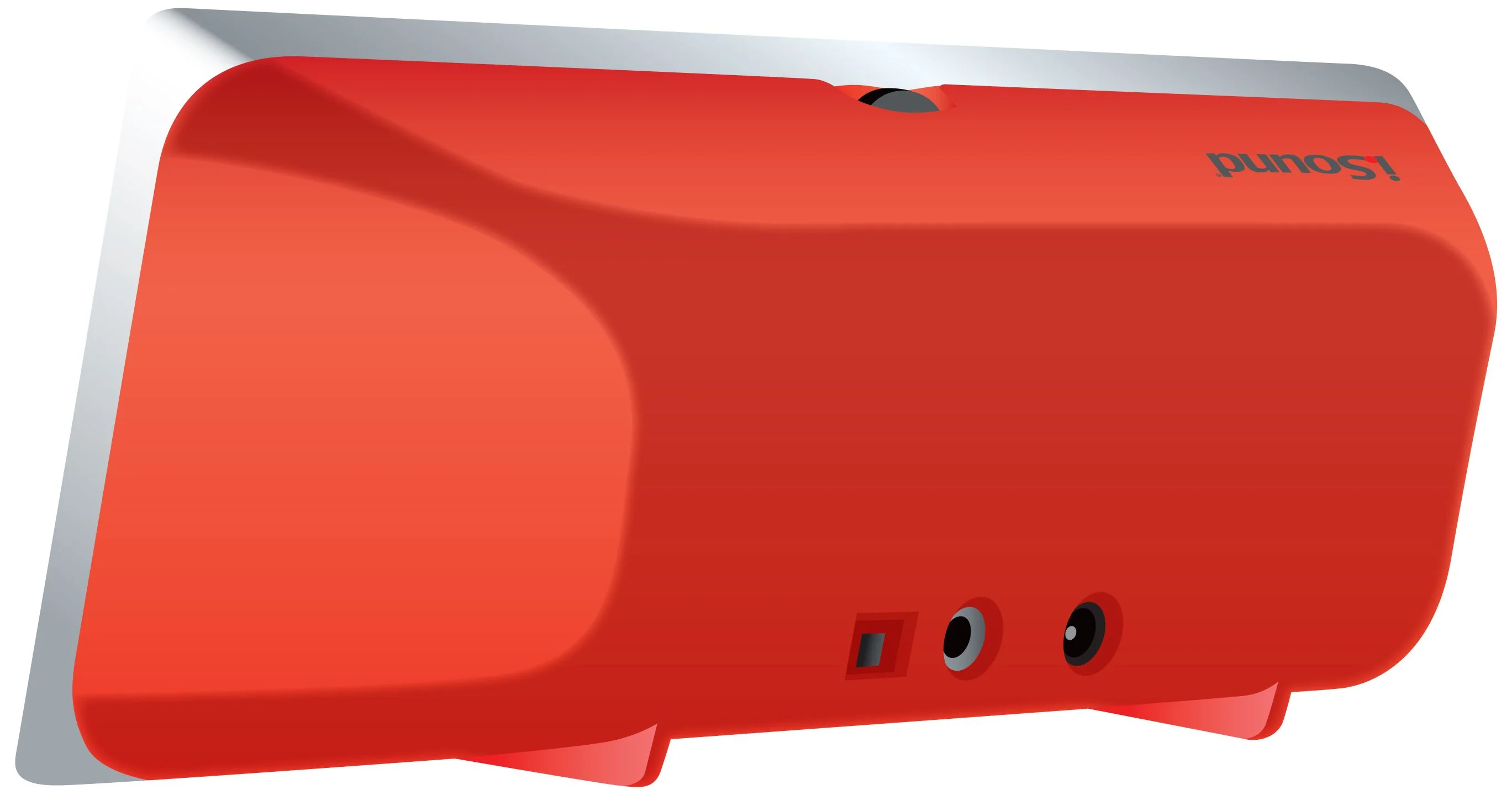 iSound - Gosonic Wired Speaker - Red - Image 5
