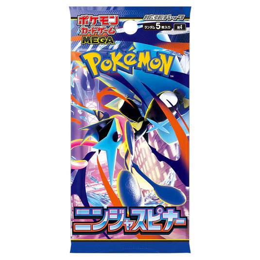 Japanese Pokemon Mega Ninja Spinner Booster Pack