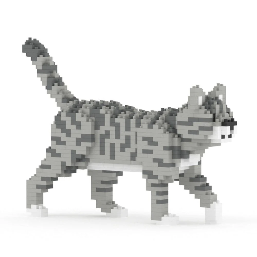 Jekca - Grey Tabby Cat Mini 01S