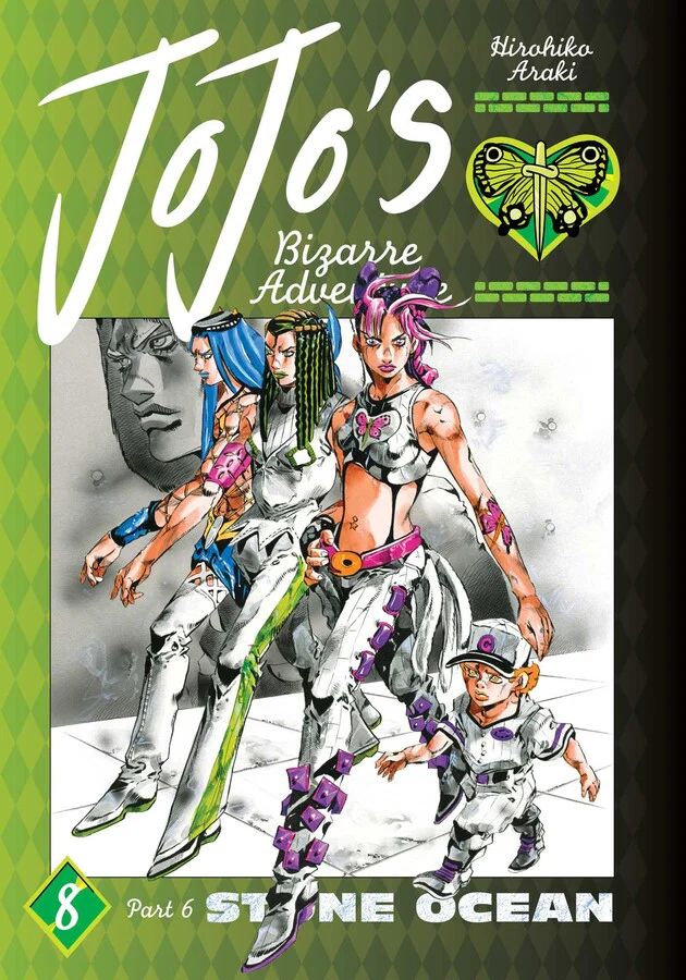 JoJo's Bizarre Adventure: Part 6-Stone Ocean Volume 8 Book