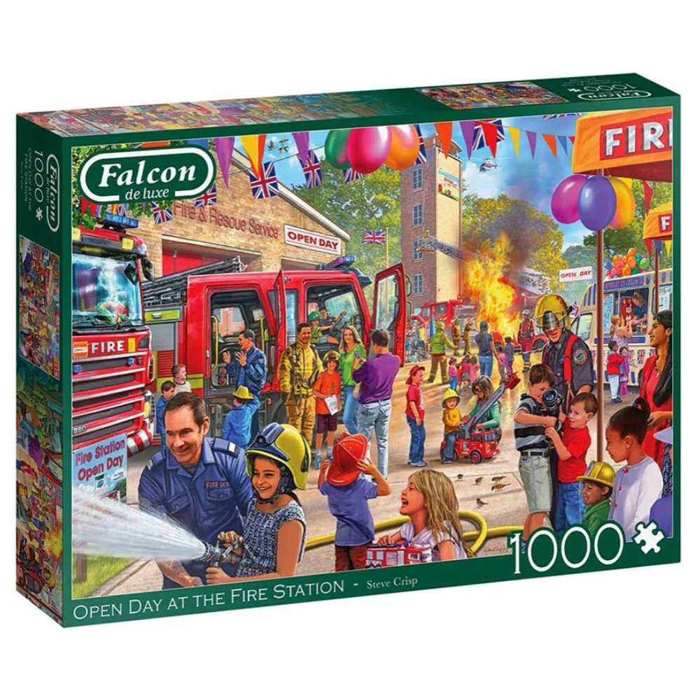 Jumbo - Open Day At Fire Station 1000 Piece Puzzle