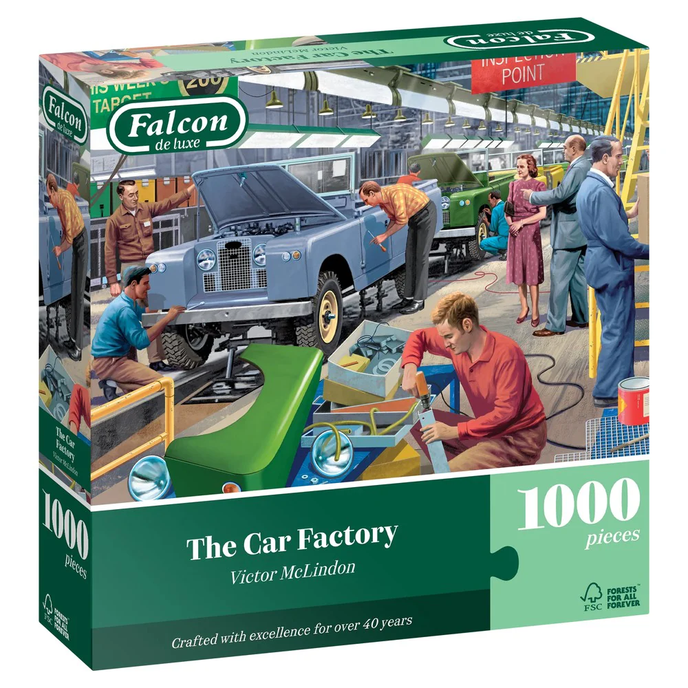 Jumbo - The Car Factory 1000 Piece Puzzle
