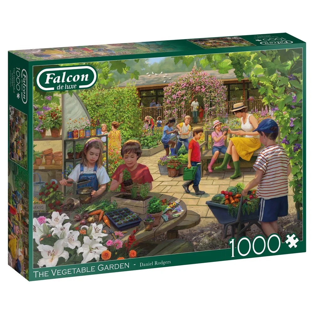 Jumbo - The Vegetable Garden 1000 Piece Puzzle