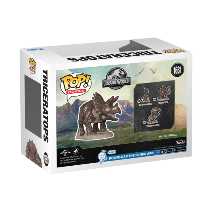 Jurassic Park - Triceratops Fossil Pop! - Image 4