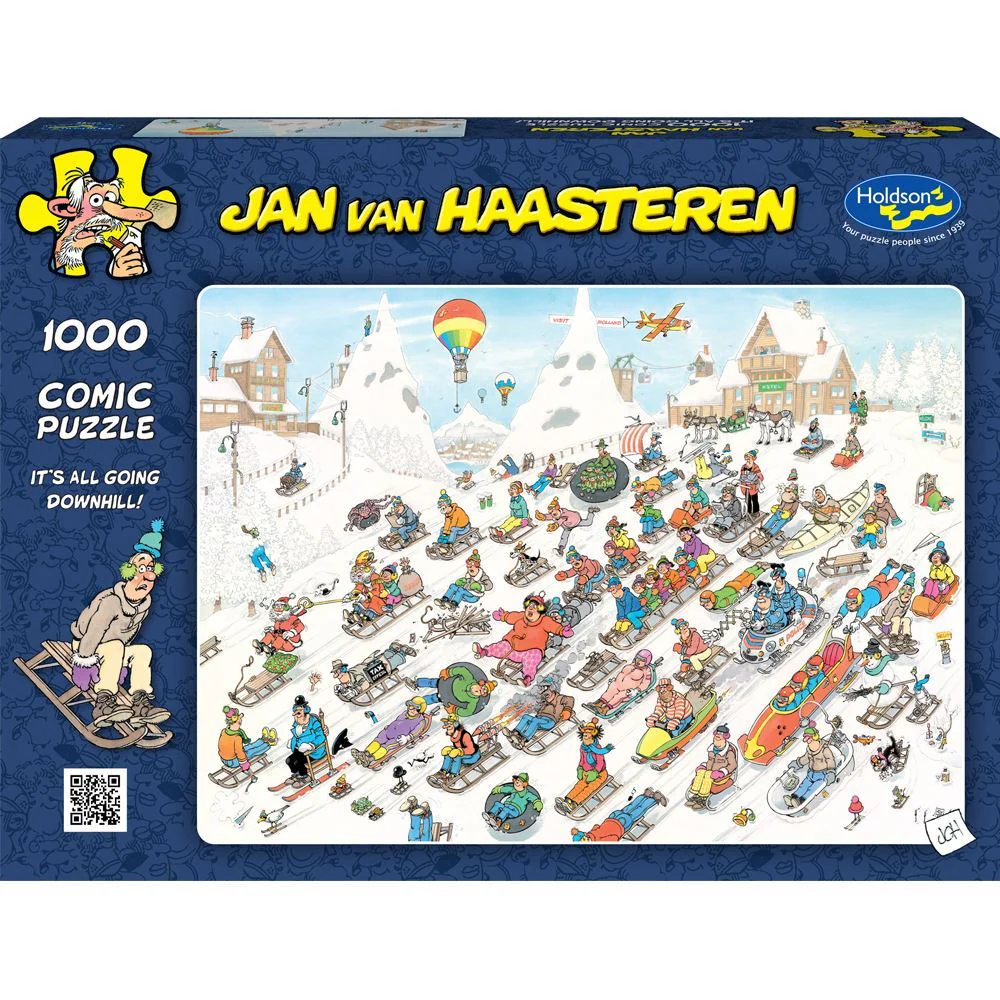 JVH - It's all going downhill - 1000 Piece Jigsaw - Image 2