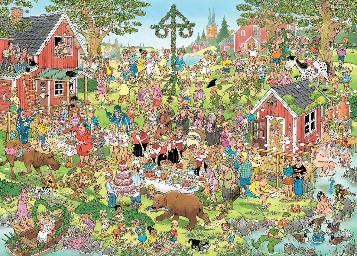 JVH - Midsummer Festival - 1000 Piece Jigsaw - Image 2